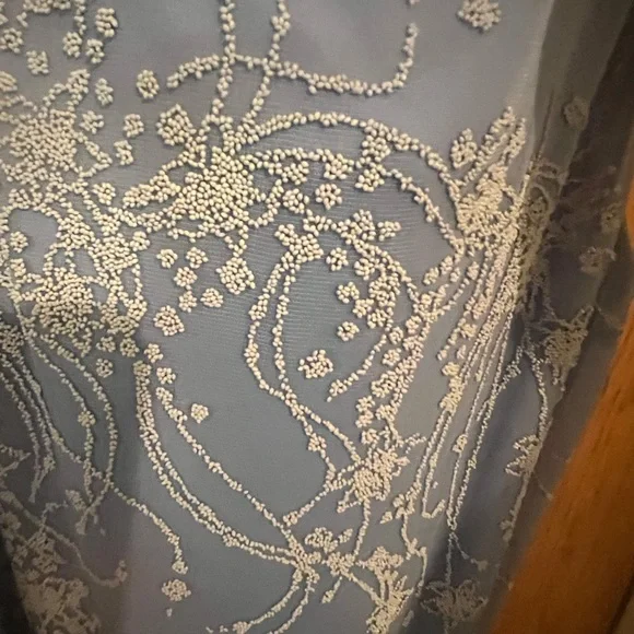 Byer Too Vintage Fairy Y2K Periwinkle Blue Mesh Dress Sz Medium - Picture 5 of 7